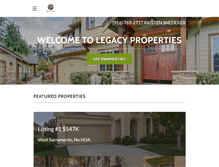 Tablet Screenshot of equitylegacy.com